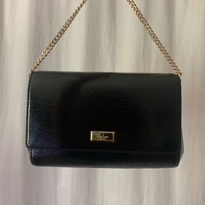 NWT Kate Spade Bixby Black Patent Leather crossbody